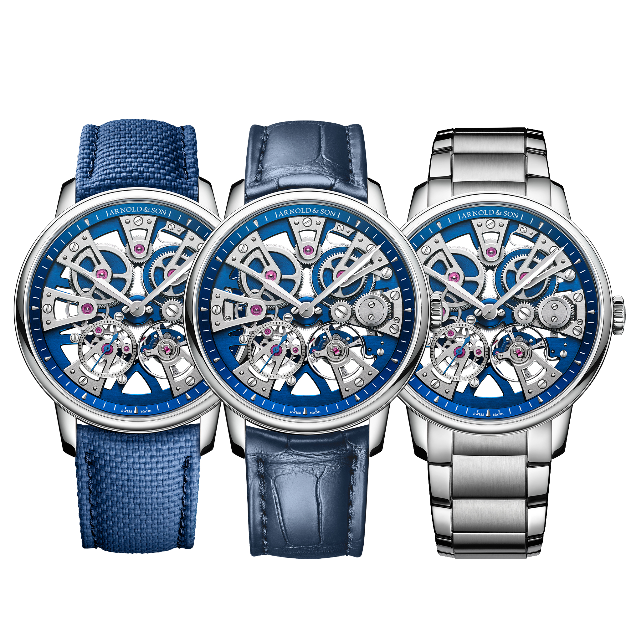 Arnold & Son Nebula 40 Steel, Blue Edition